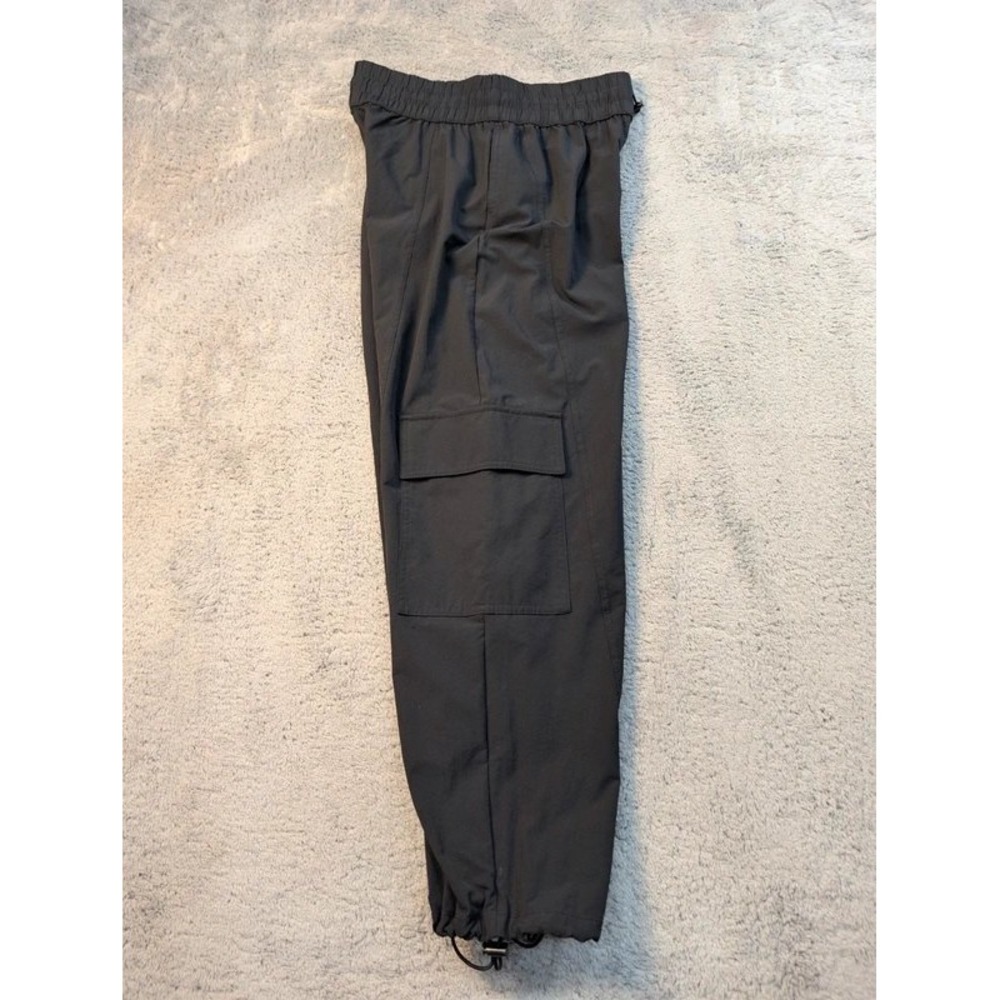 JoyLab ~Black Lightweight High-Rise Cargo Parachute Jogger Pants - Women's Small - Picture 13 of 14